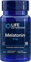 Melatonina, 3 mg, 60 Cápsulas Vegetarianas