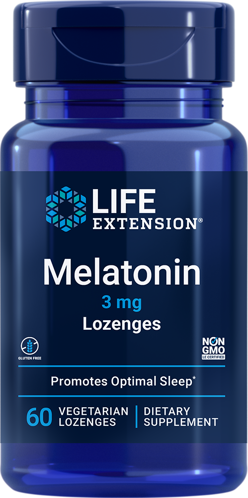 Melatonina, 3 mg, 60 pastilhas vegetarianas