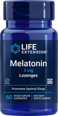 Melatonina, 3 mg, 60 pastilhas vegetarianas