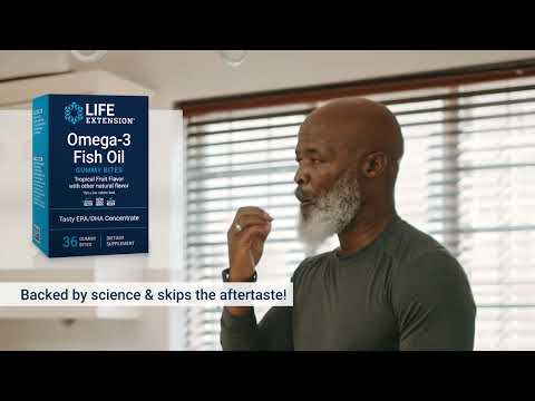 Omega-3 Fish Oil Gummy Bites, 36 Gomas