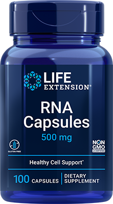 RNA cápsulas, 500 mg, 100 cápsulas - lifeproductsbr