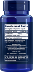 L-Glutamine, 500 mg, 100 Cápsulas Vegetarianas - lifeproductsbr