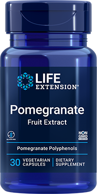 Pomegranate Fruit Extract, 30 cápsulas vegetarianas - lifeproductsbr