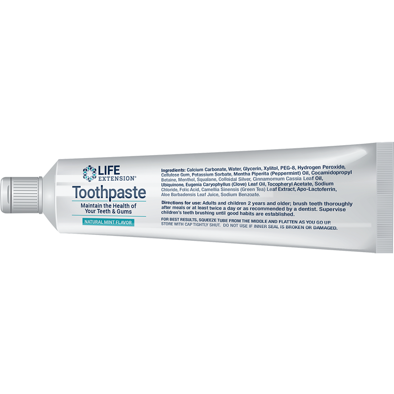 Life Extension Toothpaste (Mint), 4 oz - lifeproductsbr