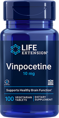 Vinpocetine, 10 mg, 100 comprimidos vegetarianos - Life Products Br