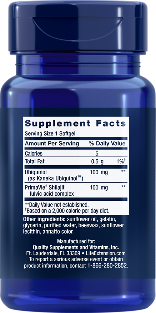 Super Ubiquinol CoQ10 with Enhanced Mitochondrial Support™, 100 mg, 60 Softgels - Life Products Br