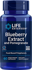 Blueberry Extract and Pomegranate, 60 cápsulas vegetarianas - lifeproductsbr