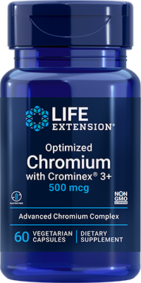 Optimized Chromium with Crominex® 3+, 500 mcg, 60 cápsulas vegetarianas - lifeproductsbr