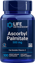 Ascorbyl Palmitate, 500 mg, 100 cápsulas vegetarianas - lifeproductsbr