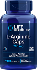 L-Arginine Caps, 700 mg, 200 Cápsulas - lifeproductsbr