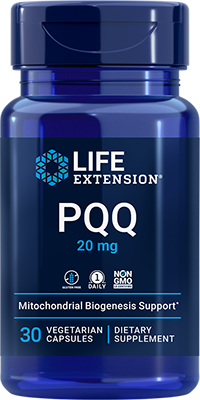 PQQ, 20 mg, 30 Cápsulas Vegetarianas - Life Products Br