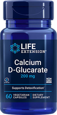 Calcium D-Glucarate, 200 mg, 60 Cápsulas Vegetarianas - lifeproductsbr