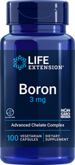 Boron, 3 mg, 100 Cápsulas Vegetarianas - lifeproductsbr