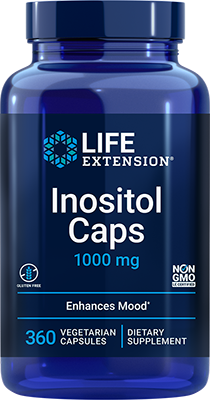 Inositol Caps, 1000 mg, 360 Cápsulas Vegetarianas - lifeproductsbr