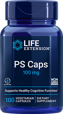 PS Caps, 100 mg, 100 Cápsulas Vegetarianas - lifeproductsbr