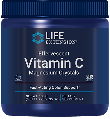 Effervescent Vitamin C Magnesium Crystals, 180 Gramas - lifeproductsbr