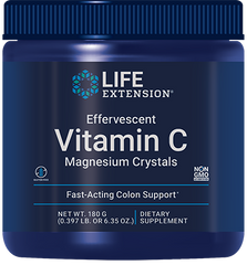 Effervescent Vitamin C Magnesium Crystals, 180 Gramas - lifeproductsbr