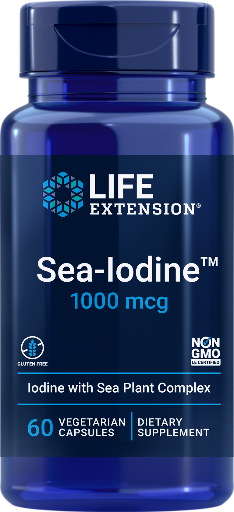 Sea-Iodine™, 1000 mcg, 60  Cápsulas Vegetarianas