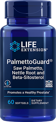 PalmettoGuard® Saw Palmetto/Nettle Root Formula with Beta-Sitosterol, 60 Softgels - lifeproductsbr