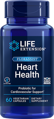 FLORASSIST® Heart Health, 60 Cápsulas Vegetarianas - lifeproductsbr