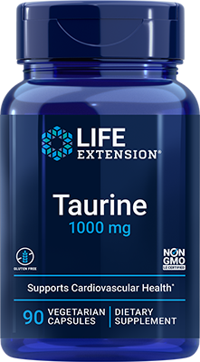 Taurine, 1000 mg, 90 Cápsulas Vegetarianas - Life Products Br