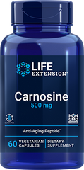 Carnosine, 500 mg, 60  Cápsulas Vegetarianas - lifeproductsbr