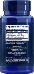 Standardized European Bilberry Extract, 100 mg, 90 Cápsulas Vegetarianas - lifeproductsbr