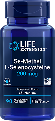 Se-Methyl L-Selenocysteine, 200 mcg, 90 Cápsulas Vegetarianas - lifeproductsbr