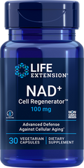 NAD+ Cell Regenerator™, 100 mg, 30 Cápsulas Vegetarianas - Life Products Br