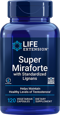 Super Miraforte with Standardized Lignans, 120 Cápsulas Vegetarianas - Life Products Br