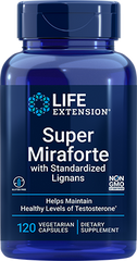 Super Miraforte with Standardized Lignans, 120 Cápsulas Vegetarianas - Life Products Br