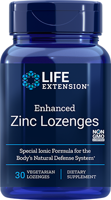 Enhanced Zinc Lozenges (Hortelã), 30 Lozenges Vegetarianos - lifeproductsbr