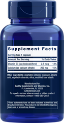 Calcium Citrate with Vitamin D, 200 Cápsulas - lifeproductsbr