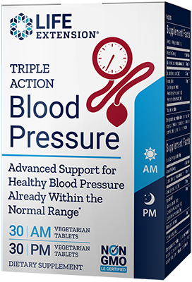 Triple Action Blood Pressure, 60 Comprimidos Vegetarianos - Life Products Br