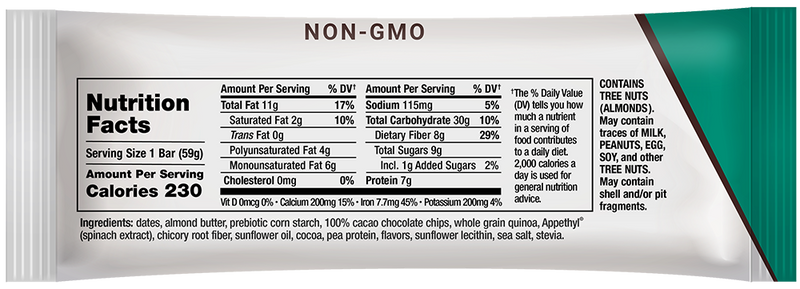 Wellness Code® Appetite Control Bar (Cocoa Quinoa Crunch), 12 each - Life Products Br