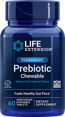 FLORASSIST® Prebiotic Chewable (Strawberry), 60 chewable comprimidos - lifeproductsbr