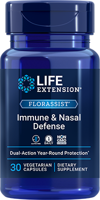 FLORASSIST® Immune & Nasal Defense, 30 Cápsulas Vegetarianas - lifeproductsbr