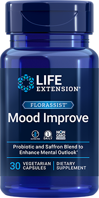 FLORASSIST®  Mood Improve, 30 Cápsulas Vegetarianas - lifeproductsbr