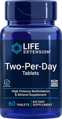 Two-Per-Day Tablets, 60 Comprimidos - Life Products Br