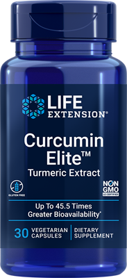 Curcumin Elite™ Turmeric Extract, 30 Cápsulas Vegetarianas - Life Products Br