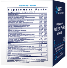 Comprehensive Nutrient Packs Advanced, 30 packets - lifeproductsbr