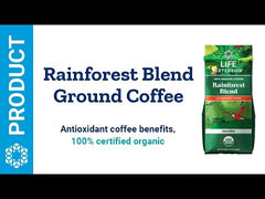 Rainforest Blend Decaf Ground Coffee, 12 oz