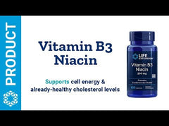 Vitamin B3 Niacin 500 mg. 100 Cápsulas