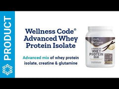 Wellness Code® Advanced Whey Protein Isolate (Vanilla), 454 Gramas